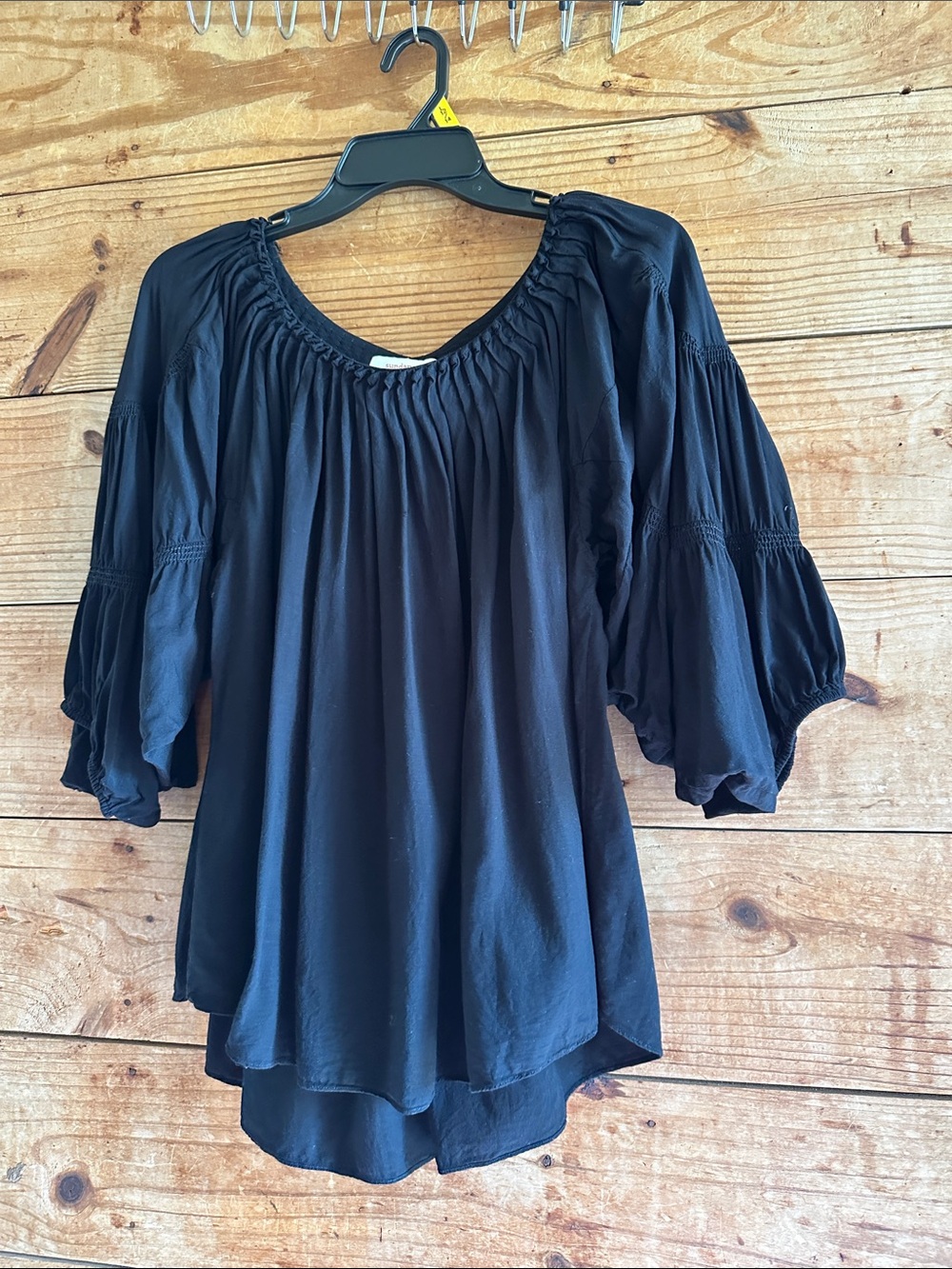 Sundance Sweet Serenade Peasant Top
In Black